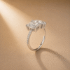 Toi et Moi Engagement Ring with pave From Osha Jewels