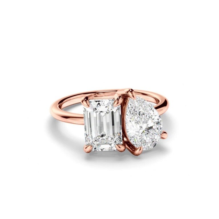 Toi et Moi Engagement Ring from Osha Jewels