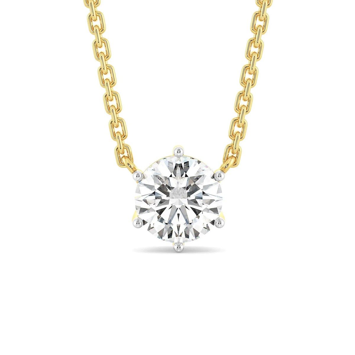 1 Carat Lab-Grown Diamond Solitaire Pendant