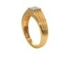 Classic Gold Diamond Men's Ring from osha jewels kolkata