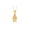 Ganesha Diamond Pendant in 14kt Yellow Gold | Osha Jewels