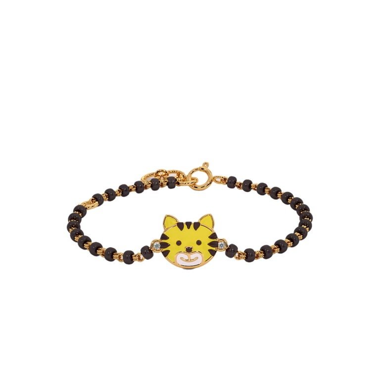 Kids Nazaria Tiger Bracelet in 14K Gold from osha jewels kolkata