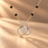 Lab-Grown Diamond Mangalsutra Pendant in Rose Gold from osha jewels
