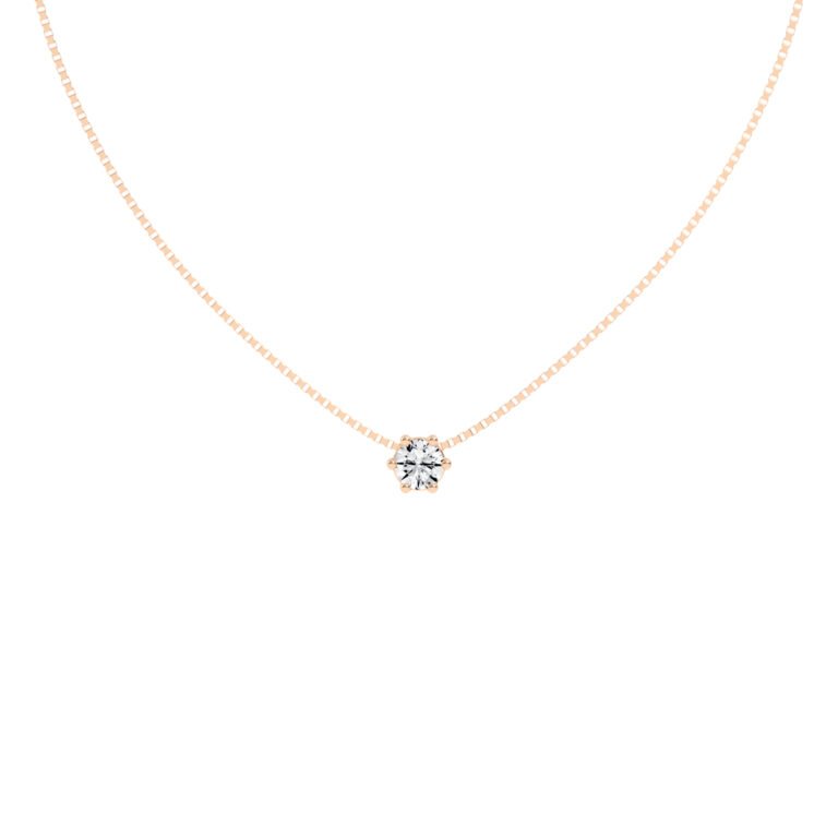Timeless Solitaire Diamond Pendant