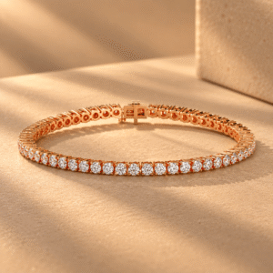 Classic Diamond Tennis Bracelet in 14K Rose Gold