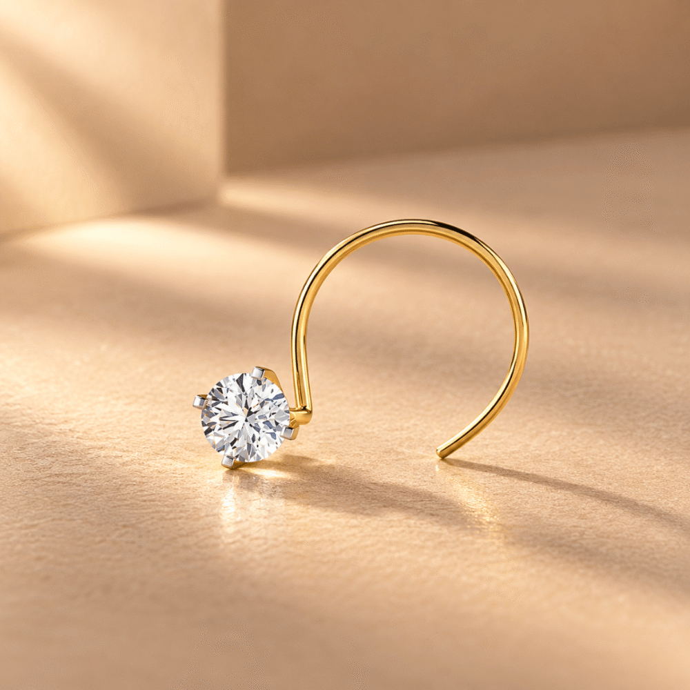 Solitaire Diamond Nose Pin