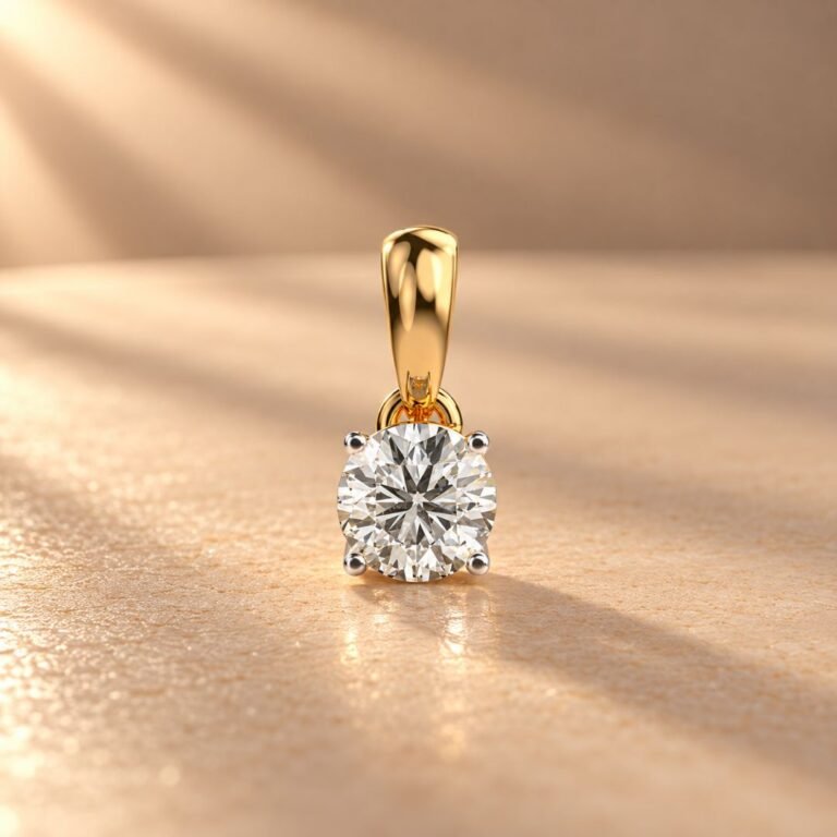 Timeless Solitaire Diamond Pendant