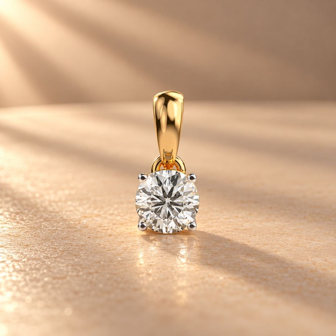 Timeless Solitaire Diamond Pendant