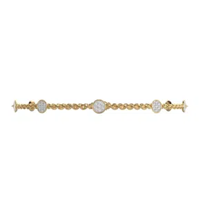 Pave Diamond Bracelet Elegant Minimalism