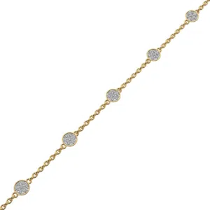 Pave Diamond Bracelet Elegant Minimalism