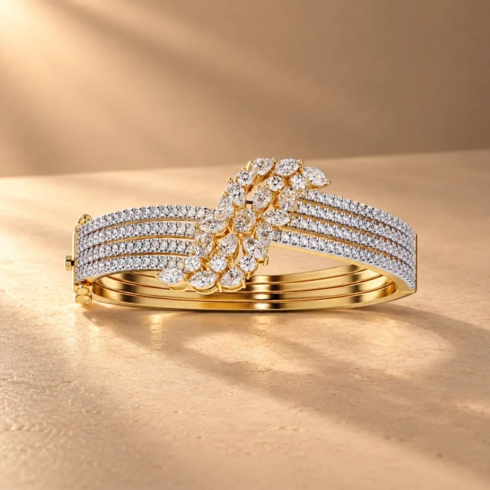 Infinity Lab-Grown Diamond Bracelet in Gold
