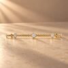 Pave Diamond Bracelet Elegant Minimalism