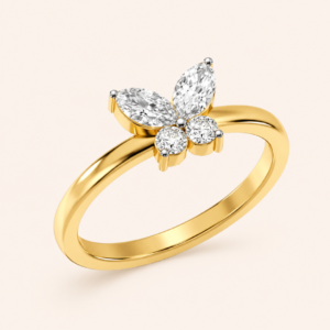 Butterfly Bloom Diamond Ring