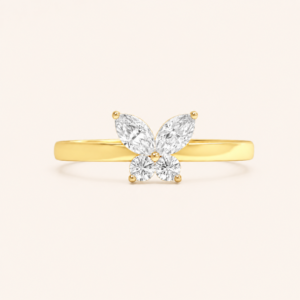 Butterfly Bloom Diamond Ring