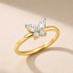 Butterfly Bloom Diamond Ring