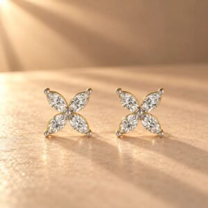 Flutter Grace Marquise Studs