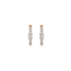 Radiant Crown Diamond Hoops
