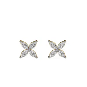Flutter Grace Marquise Studs