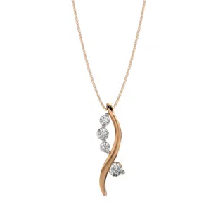 Twilight Curve Diamond Pendant