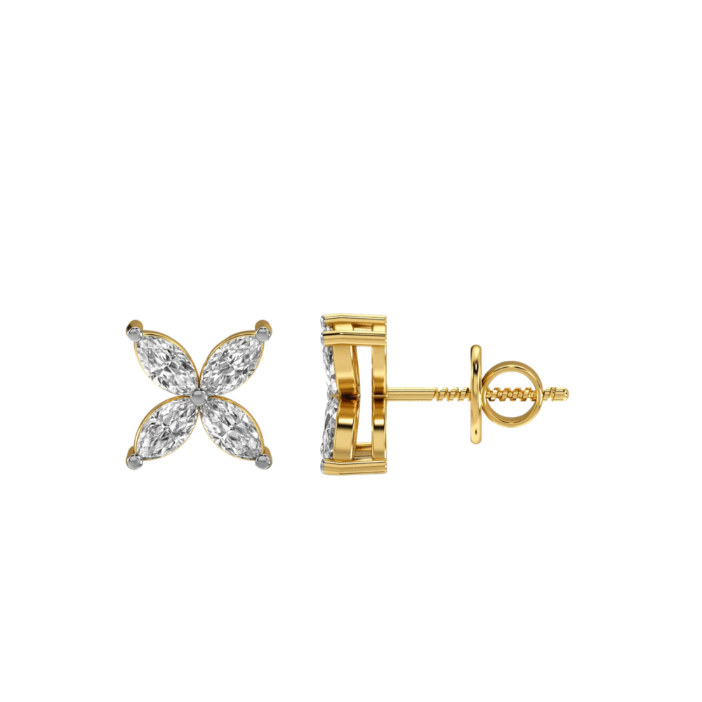Flutter Grace Marquise Studs