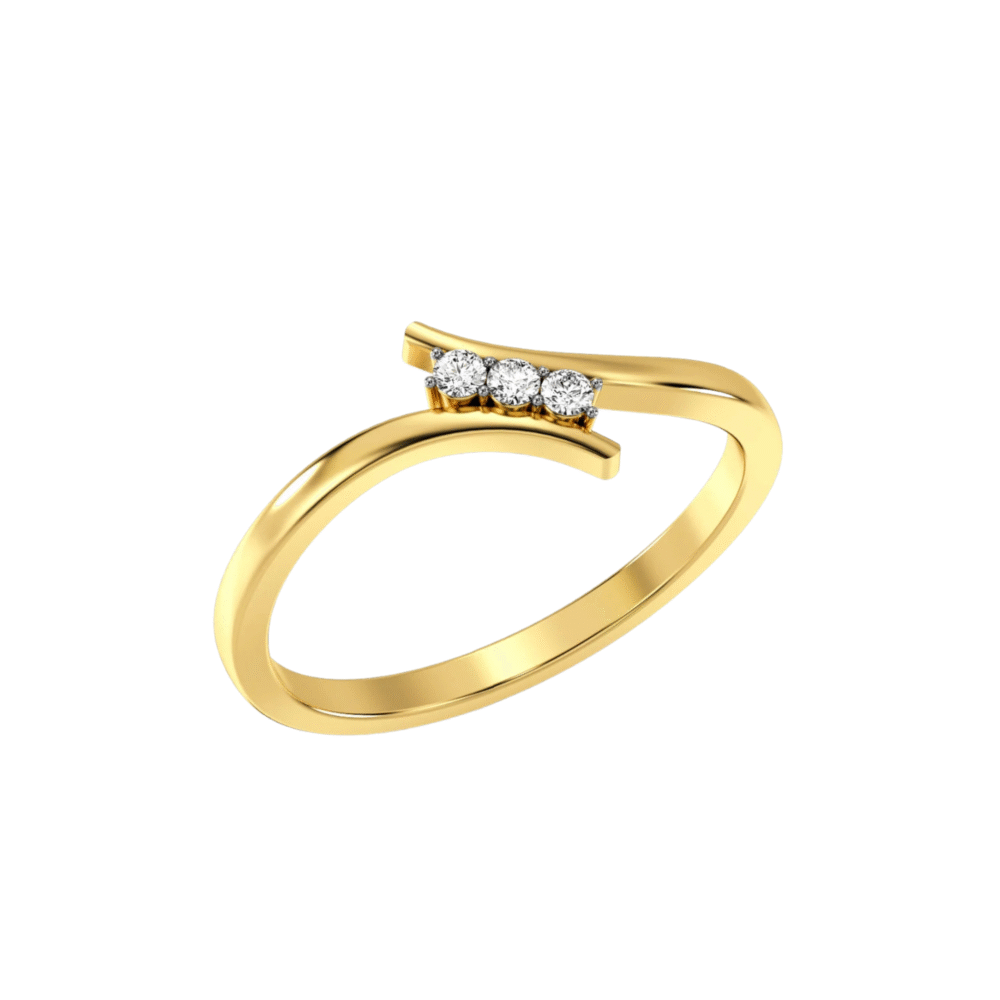 Trio Glint Diamond Ring