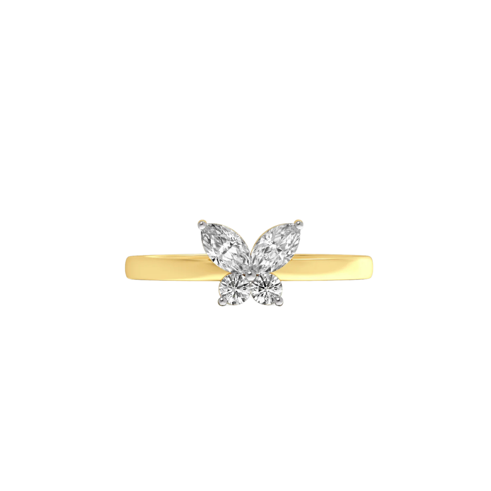 Butterfly Bloom Diamond Ring