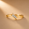 Trio Glint Diamond Ring