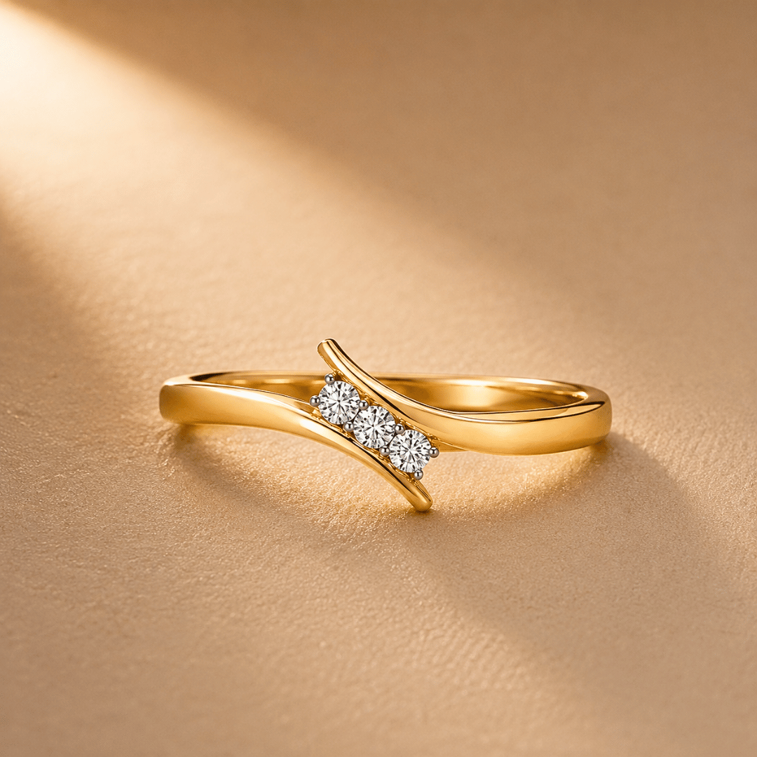Trio Glint Diamond Ring