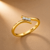 Trio Glint Diamond Ring
