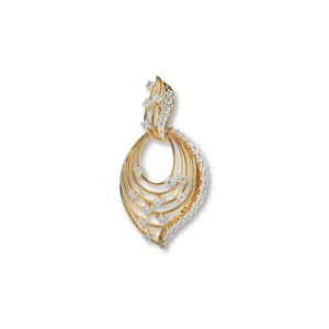 Celestia Cascade Pendant in 14K Gold by Osha Jewels