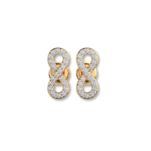 Eternal Loop Diamond Studs FROM Osha Jewels